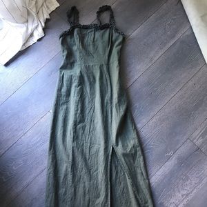 Urban Outfitters green midi dress